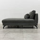 リラックスフォーム RELAXFORM グラシエーロ GLACIERO シェーズロング W100cm プライムレザーテックス モードグレー 関家具 定価￥90,000- 〓