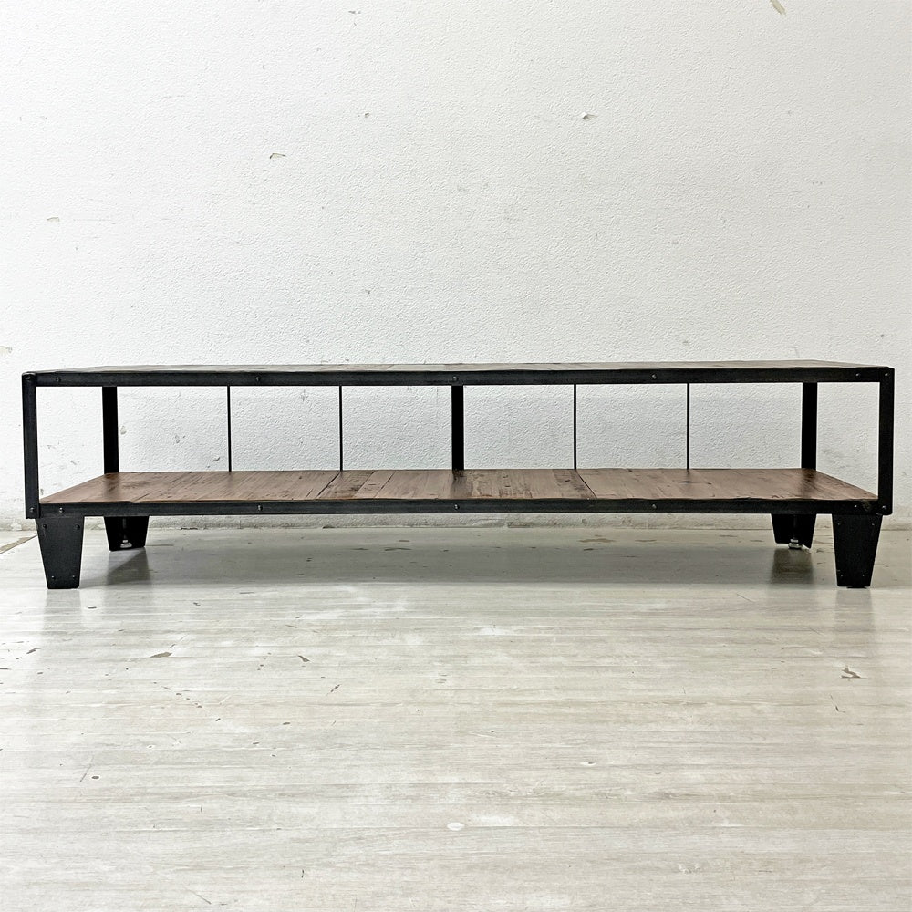 ジャーナルスタンダードファニチャー Journal Standard Furniture カルビ CALVI TVボード L サイズ AVボード 古材×アイアン ●