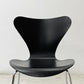 フリッツハンセン Fritz Hansen セブンチェア ダイニングチェア カラードアッシュ ブラック アルネ・ヤコブセン 北欧 デンマーク 定価75,680円 美品 A ●