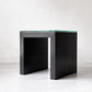 カッシーナイクスシー Cassina ixc ゼン ZEN サイドテーブル アッシュ材 ブラック ガラストップ カトリーヌ・メミ モダンデザイン 廃番 ★