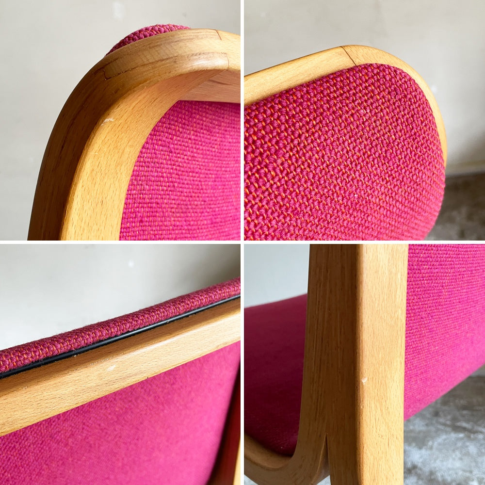 ノル Knoll 1305 アームレスチェア サイドチェア ダイニングチェア プライウッド ビル・ステファン Bill Stephens ビンテージ ミッドセンチュリー 現状品 ■