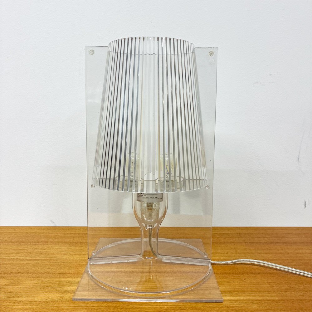 カルテル Kartell テイク TAKE テーブルランプ ポリカーボネート製 フェルーチョ・ラヴィアーニ Ferruccio Laviani スモーク イタリア ◎