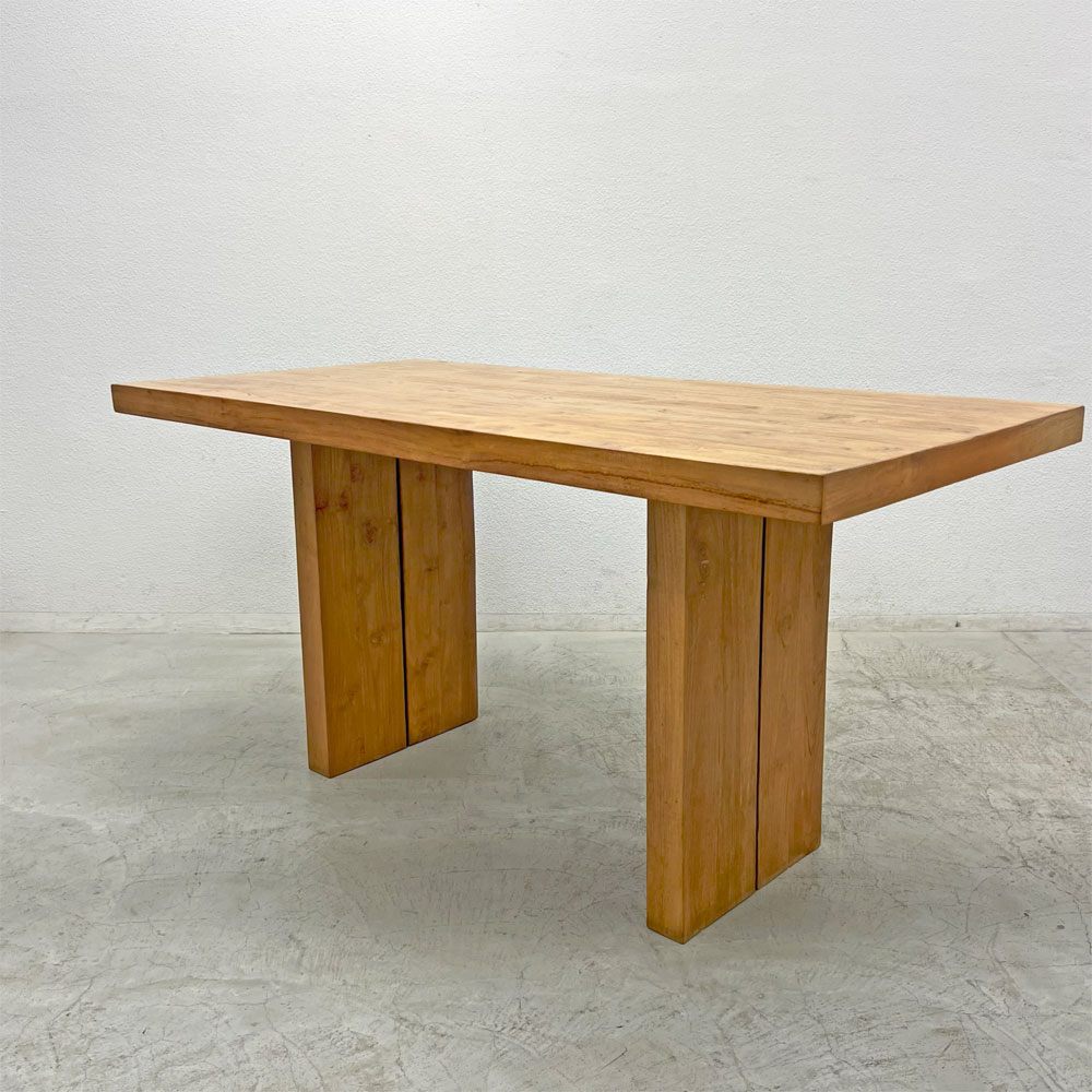 チーク 無垢材 teak wood ハイテーブル カウンター OLD JAVA アジアン スタイル 店舗什器 〓