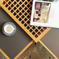 ベラート Bellato テトラテーブル Tetra Table チェリー材 ヴェルナール・ヴューアルヌッソン Bernard Vuarnesson 格子天板 イタリア ■