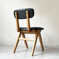 ドアーズリビングプロダクツ DOORS LIVING PRODUCTS ボシー BOTHY Mountain Leg Chair ダイニングチェア PVCレザー オーク無垢材 コンパスレッグ ★