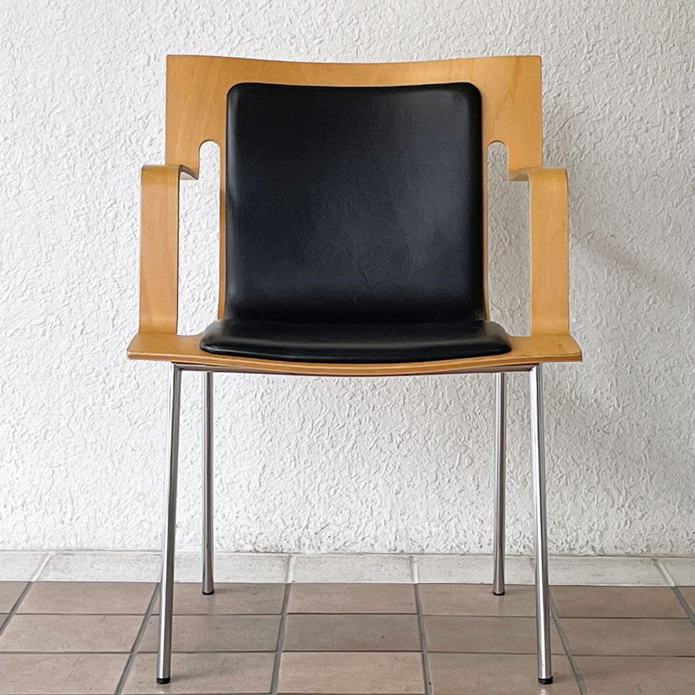 ラムホルツ LAMMHULTS コーパス アームチェア Corpus Armchair プライウッド アームチェア バーチ材 スタッキング スウェーデン 北欧家具 A ◇
