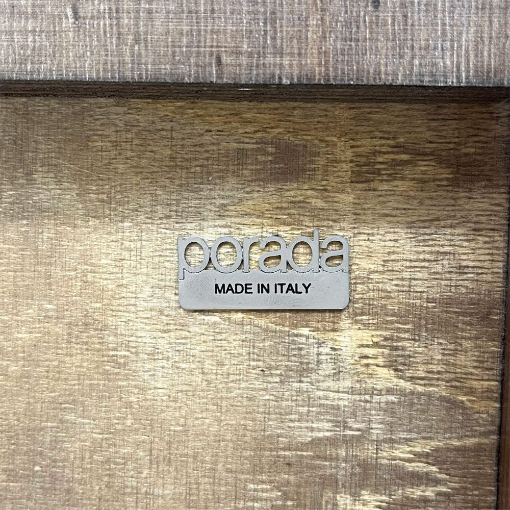 ポラダ porada フォーシーズンズ・クアドラート ミラー FOUR SEASONS QUADRATO MIRROR 100cm ウォールナット無垢材 〓