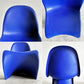 ヴィトラ vitra パントンチェア Panton Chair ブルー 屋内外使用可 ヴェルナー・パントン 旧モデル 廃番カラー ミッドセンチュリー スペースエイジ A 〓
