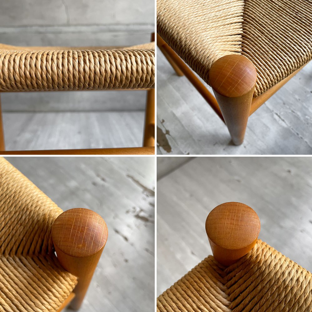 カールハンセン＆サン Carl Hansen & Son CH53 フットスツール オットマン ペーパーコード ビーチ材 オイル仕上げ ハンス・J・ウェグナー ♪