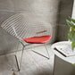 ノル Knoll ビンテージ ダイヤモンドチェア Diamond Chair ハリー・ベルトイア Harry Bertoia ホワイトフレーム シートパッド付 ミッドセンチュリー ♪