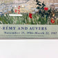 メトロポリタン美術館 展覧会ポスター VAN GOGH IN SAINT-REMY AND AUVERS フィンセント・ファン・ゴッホ オーヴェルの家々1986-1987 W84.5cm 印象派 額装品 ●