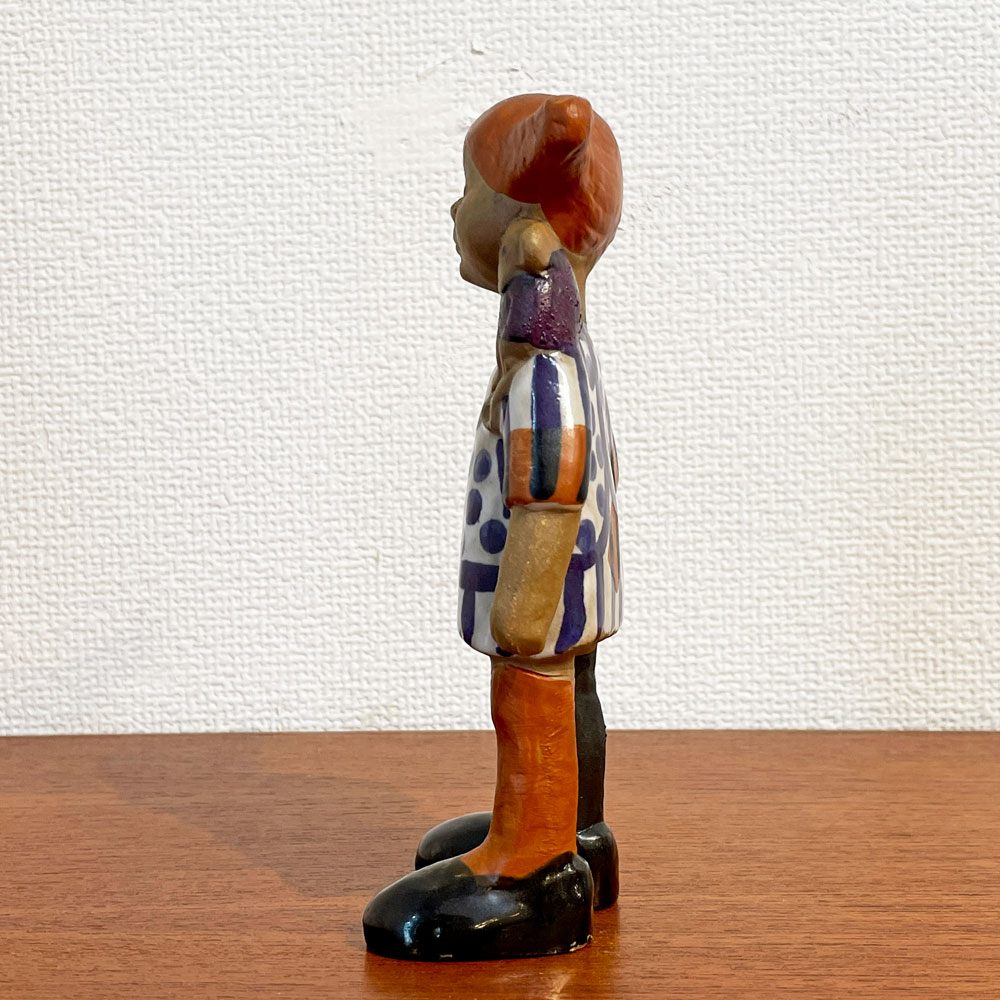 グスタフスベリ GUSTVSBERG 長くつ下のピッピ オブジェ 置物 リサ・ラーソン Lisa Larson スウェーデン 北欧雑貨 北欧ビンテージ ◎