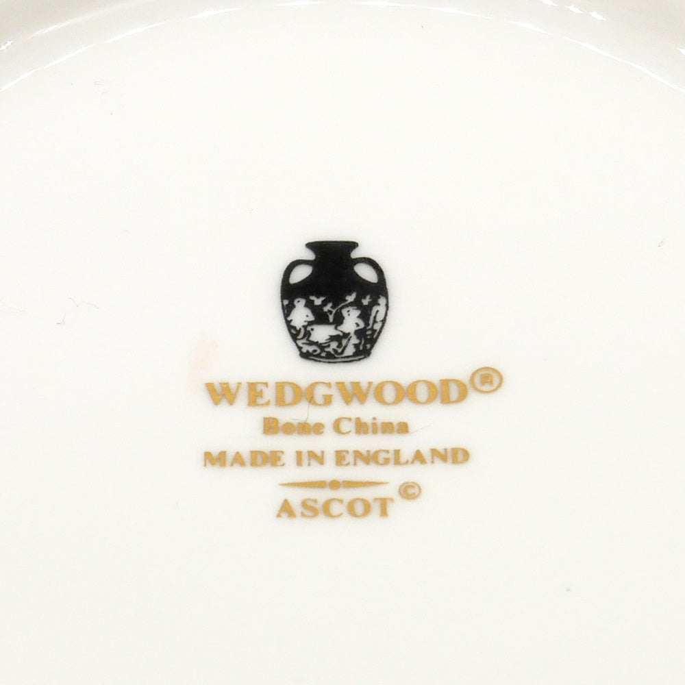 ウェッジウッド WEDGWOOD アスコット Ascot ティーポット 金彩 壺ロゴ 英国 ●