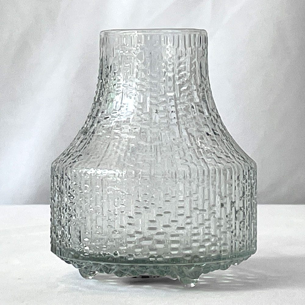 イッタラ iittala ウルティマツーレ Ultima thule ベース リサイクルエディション タピオ・ヴィルカラ Tapio Wirkkala フラワーベース 花瓶 ガラス H9.5cm フィンランド 北欧 定価22,000円 ◇