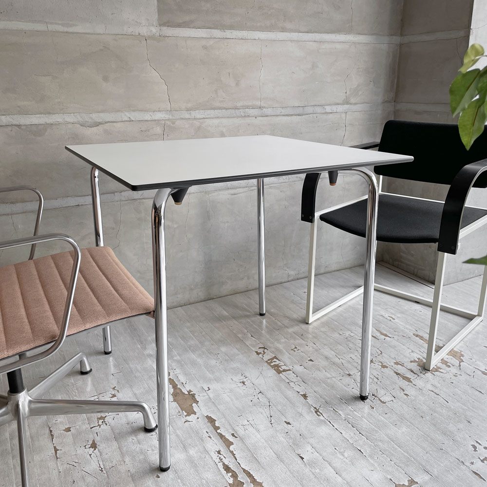 ヴィトラ vitra ハルテーブル HAL Table Square ダイニングテーブル スクエア W75cm ホワイト ジャスパー・モリソン 廃番 ♪