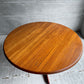 北欧ビンテージ チーク無垢材 ラウンドテーブル カフェテーブル コーヒーテーブル 丸テーブル 北欧家具 Φ110cm× H55cm ♪
