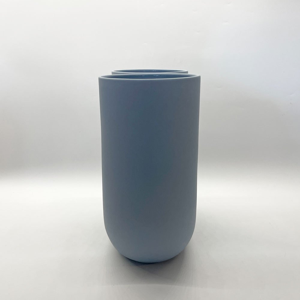 ムート Muuto キンクベース KINK VASE フラワーベース 花瓶 ライトブルー 北欧 デンマーク アーネストスタジオ 箱付き 美品 ★