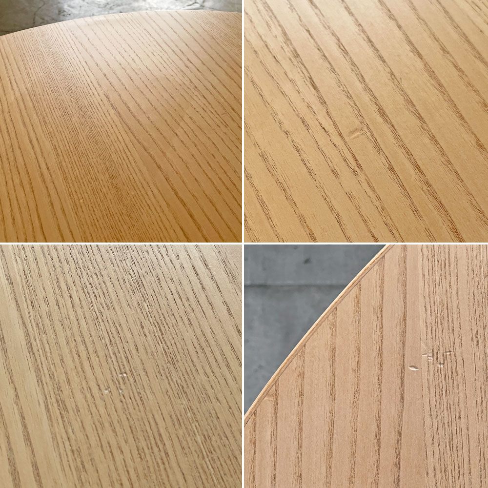 マルニコレクション MARUNI COLLECTION ティーアンドオー T&O コーヒーテーブル90 ホワイトオーク材 ブラックスチール ジャスパー・モリソン マルニ木工 定価￥128,700- 〓