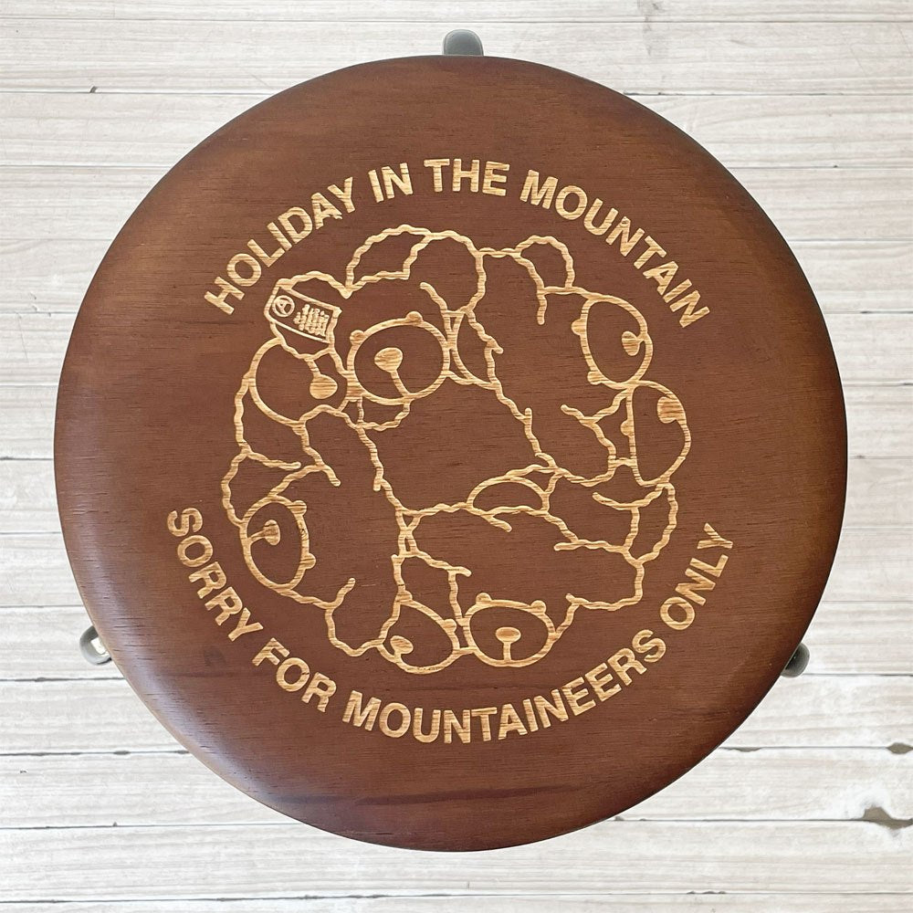 マウンテンリサーチ MOUNTAIN RESEARCH Little Summer Camp Round Stool H48㎝ ジェネラルリサーチ 3本脚 スツール KUMA WREATH ★