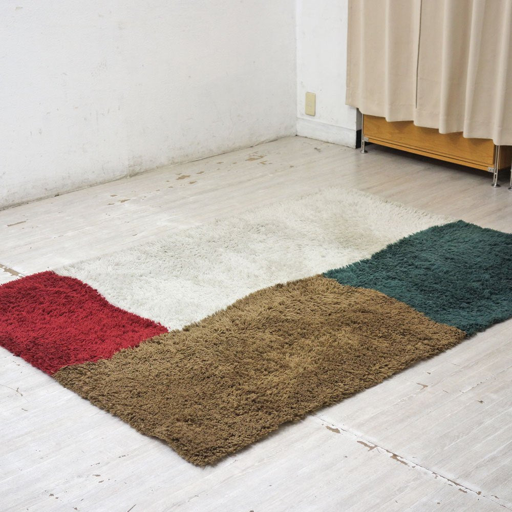 アクメファニチャー ACME Furniture 4COLOR RUG ラグマット シャギーラグ 140×200cm モダンデザイン 廃番品 ●