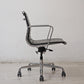 ハーマンミラー Herman Miller イームズアルミナムグループチェア マネージメントチェア アルミバフベース ガス圧昇降仕様 5本脚 キャスタータイプ 本革 イームズ C ●
