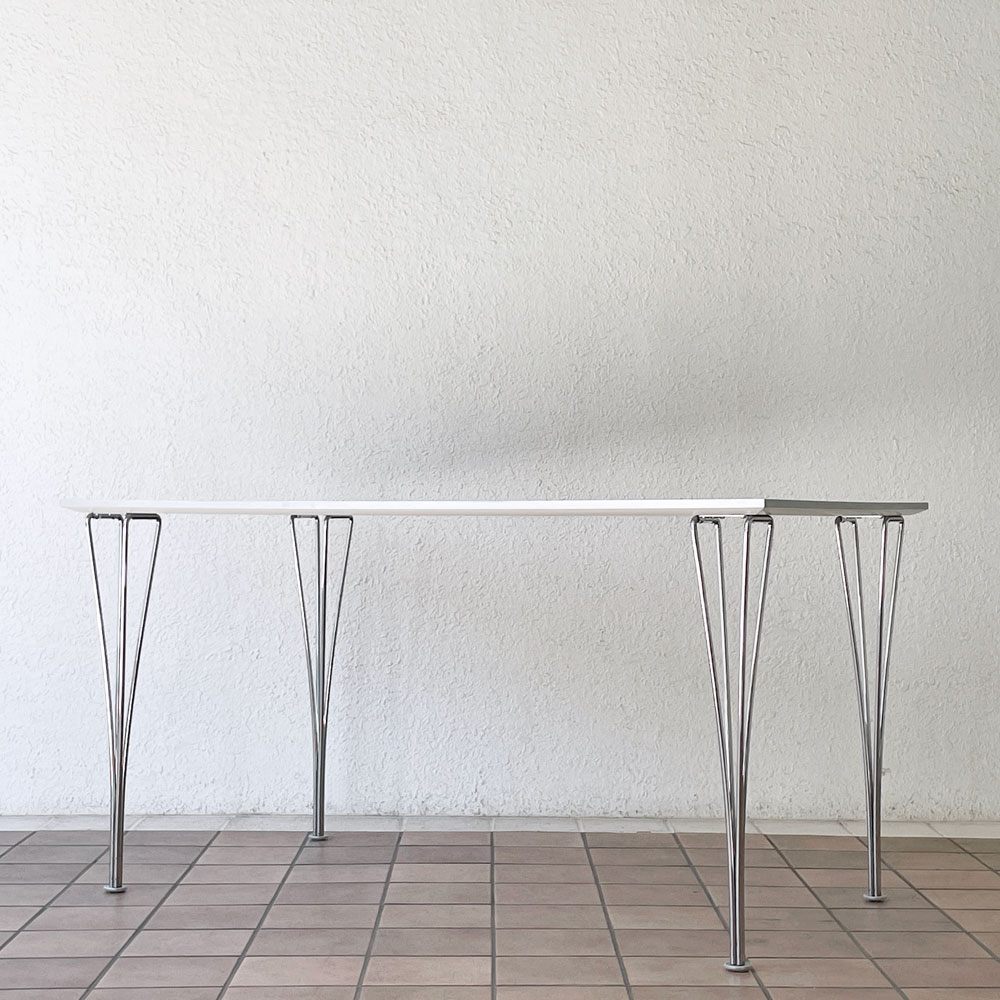 フリッツハンセン Fritz Hansen 長方形テーブル ダイニングテーブル B637 W140cm ラミネート天板 ピート・ハイン / アルネ・ヤコブセン / ブルーノ・マテソン ◇