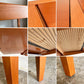 カリガリス Calligaris エクステンション ダイニングテーブル 伸長式 蛇腹 チェリー材 W147~222cm イタリアモダン ■