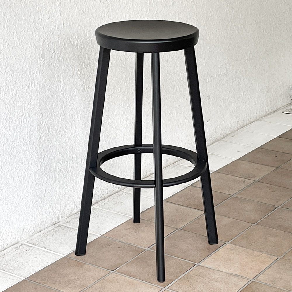 マジス MAGIS デジャヴ DEJA-VU STOOL カウンタースツール ブラック H76cm 屋外使用可 深澤直人 定価85,800円 ◇
