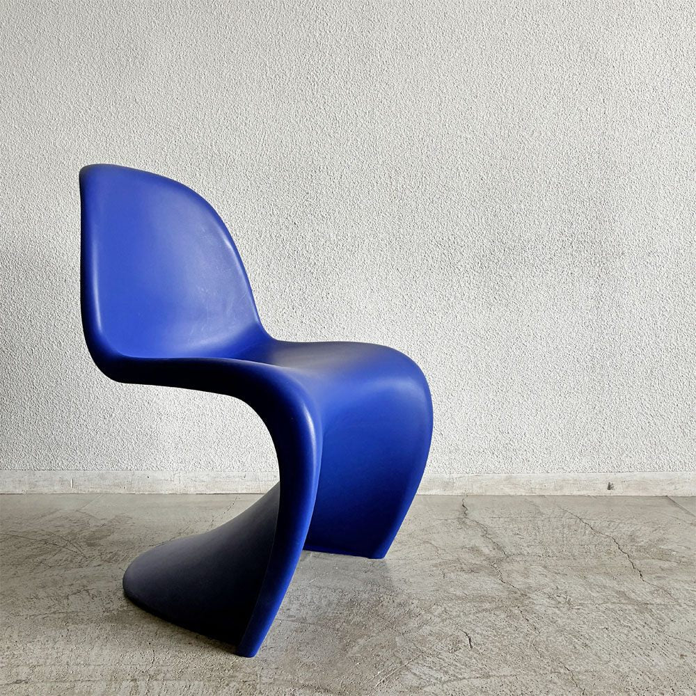 ヴィトラ vitra パントンチェア Panton Chair ブルー 屋内外使用可 ヴェルナー・パントン 旧モデル 廃番カラー ミッドセンチュリー スペースエイジ A 〓