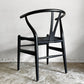 カールハンセン＆サン Carl Hansen & Son CH24 Yチェア ブラックラッカー×ブラックペーパーコード ビーチ材 ハンス・J・ウェグナー デンマーク 北欧家具 ■