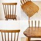 ビンテージ 6スポークバック チェア Vintage 6 spoke back Chair トラディショナル デザイン 無垢材シート キッチンチェア★
