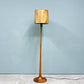 トラックファニチャー TRUCK FURNITURE フロアランプ FLOOR LAMP F-WN1 ウォールナット材ベース × チーク材シェード 定価￥123,200- ◎