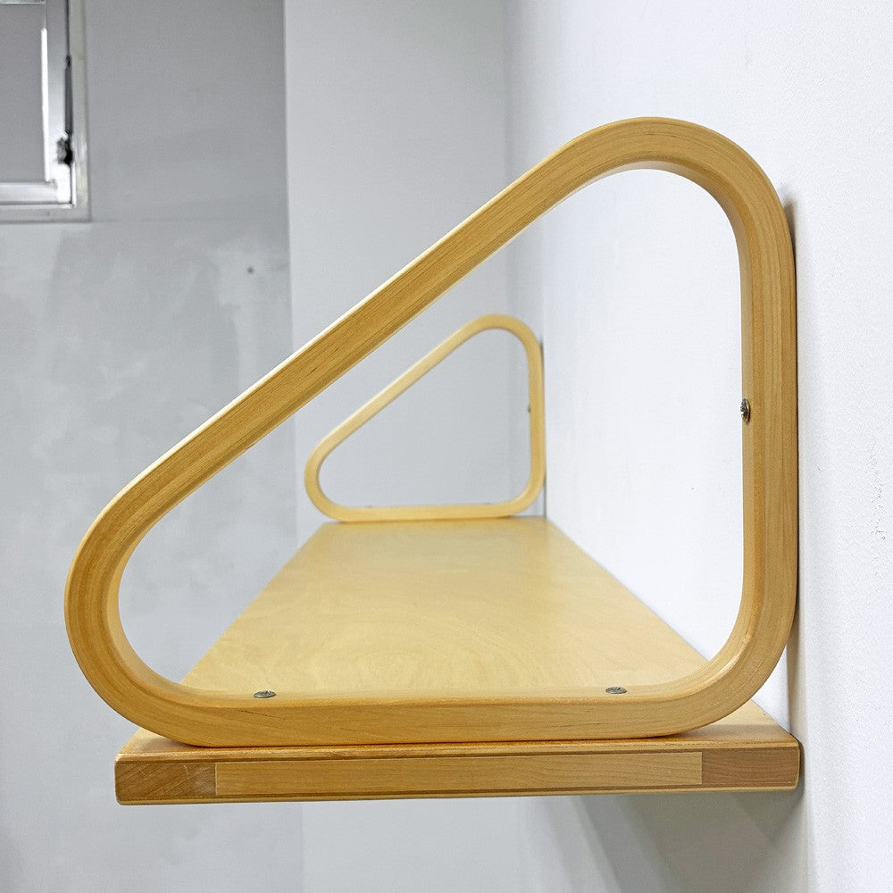 アルテック artek ウォールシェルフ 112B Wall shelf 壁付け棚 壁面家具 バーチ材 アルヴァ・アアルト フィンランド 北欧 箱付き未使用品 B ●