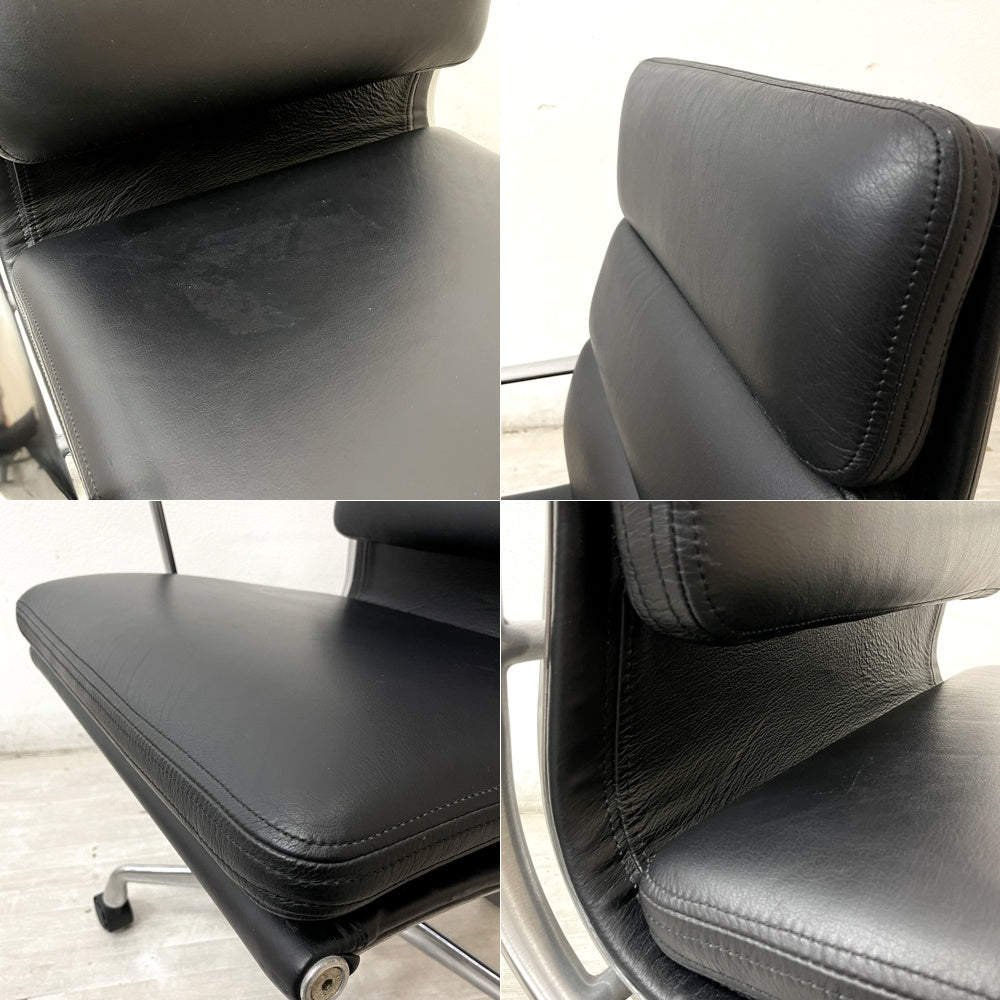 ハーマンミラー Herman Miller ソフトパッドグループ エグゼクティブチェア ハイバック イームズ 5スターベース ミッドセンチュリー ●
