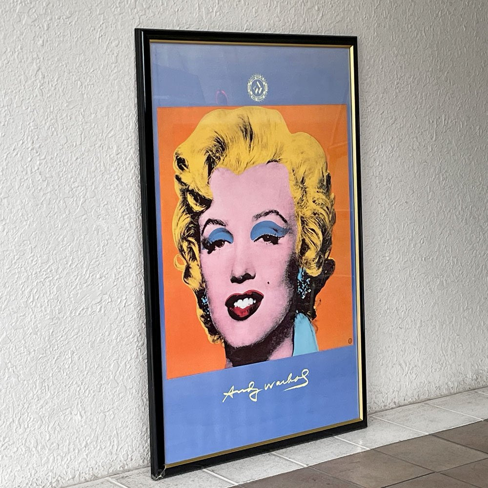 アンディウォーホル ANDY WARHOL リトグラフ ポップアートポスター 「 Shot Orange Marilyn 」 AW財団制作 1996年 ビンテージ ◇