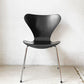 フリッツハンセン Fritz Hansen セブンチェア ダイニングチェア ブラック ラッカー再塗装 アルネ・ヤコブセン デンマーク スタッキングチェア 北欧家具 ★