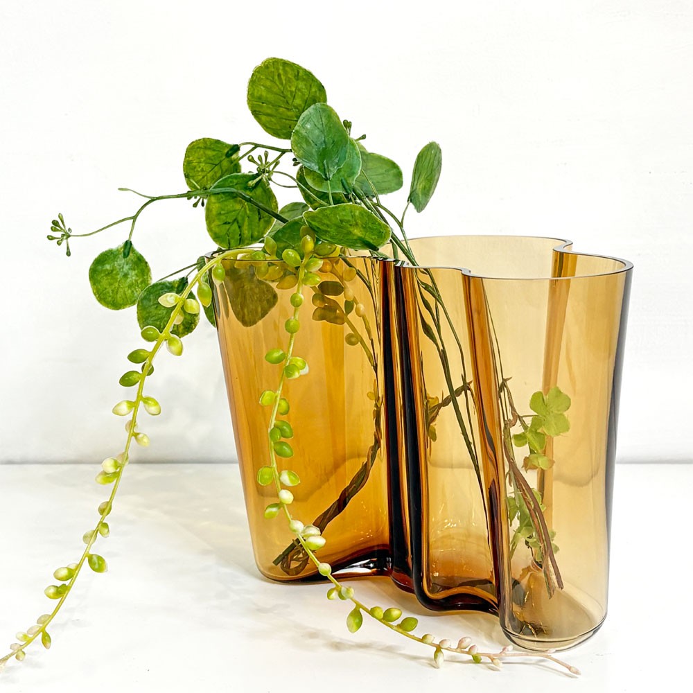 イッタラ iittala アルヴァ アアルト コレクション Alvar Aalto Collection ベース フラワーベース 花瓶 コッパー H16cm フィンランド 北欧雑貨 ●