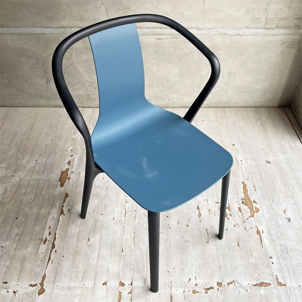 ヴィトラ Vitra Belleville Chair ベルヴィル アームチェア スタッキング ロナン & エルワン・ブルレック ポリアミド シーブルー B ♪