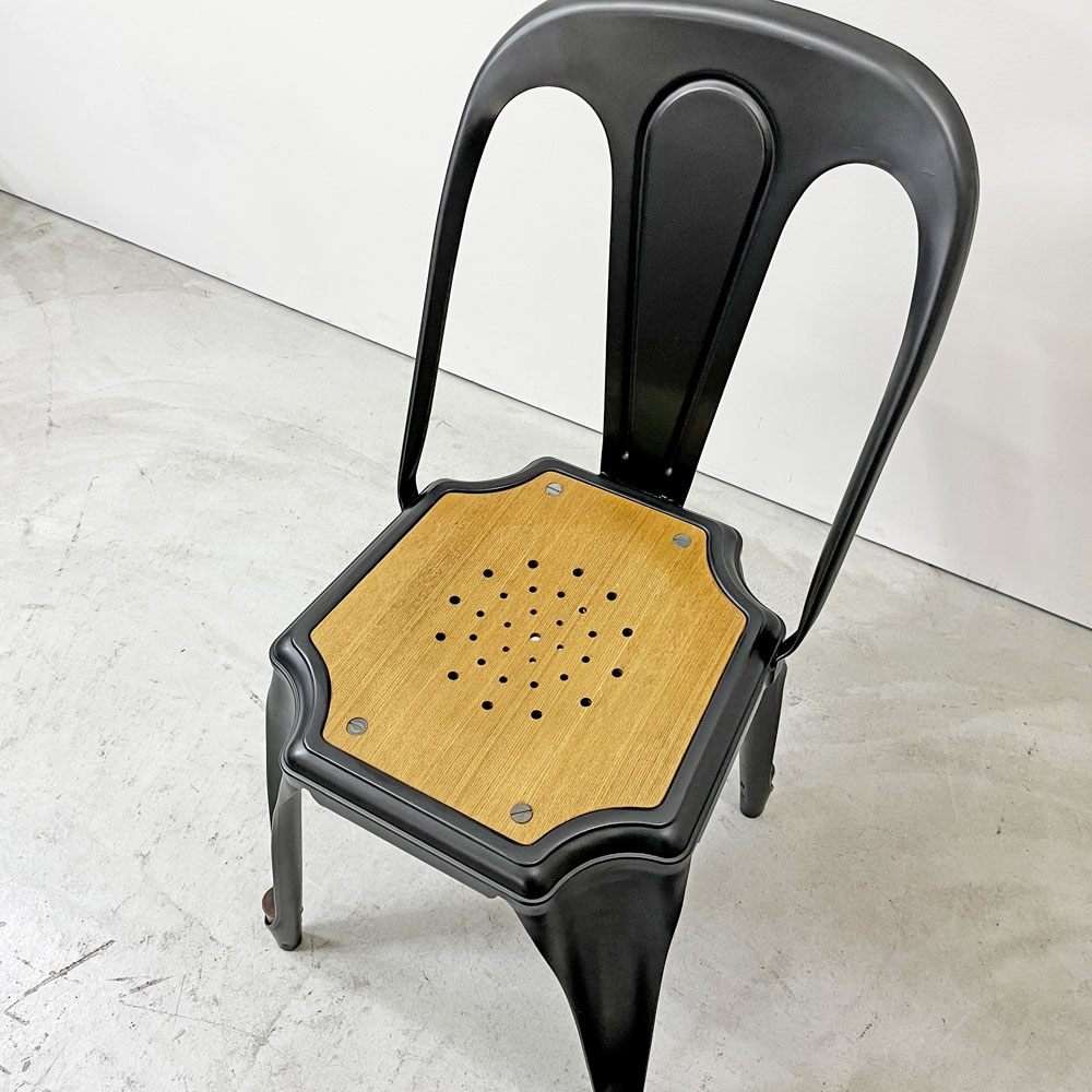 ノーザンオハイオインダストリアル Northern Ohio Industrial マルチプルズチェア Multipls Chair ダイニングチェア スタッキング ブラックスチール インダストリアルデザイン B ●