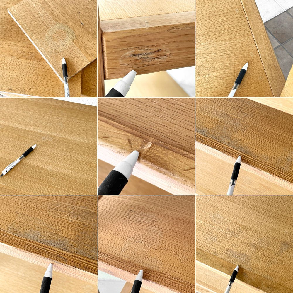 無印良品 MUJI オーク材 ユニットシェルフ 大 6段 W87 H175.5cm ナチュラルモダン 廃番 ◇
