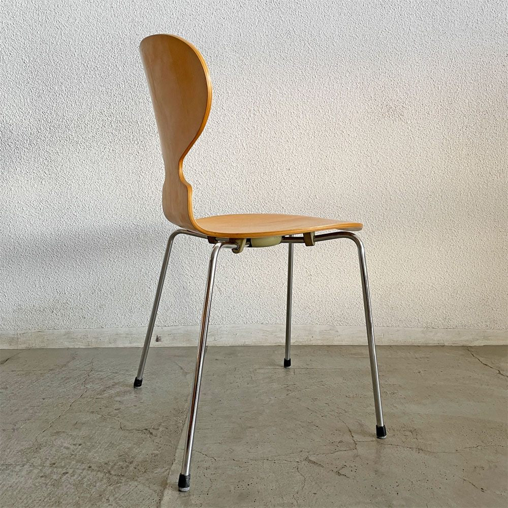 フリッツハンセン Fritz Hansen 3101 アリンコチェア アントチェア 4本脚 ナチュラルビーチ ラッカー仕上げ フェルトグライズ アルネ・ヤコブセン B 〓