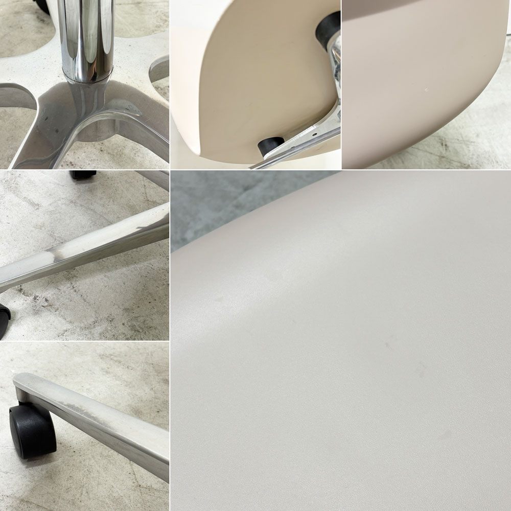 フリッツハンセン Fritz Hansen エヌゼロツー N02 リサイクルチェア キャスターチェア デスクチェア 佐藤オオキ nendo オフホワイト 参考定価￥91,080- ●