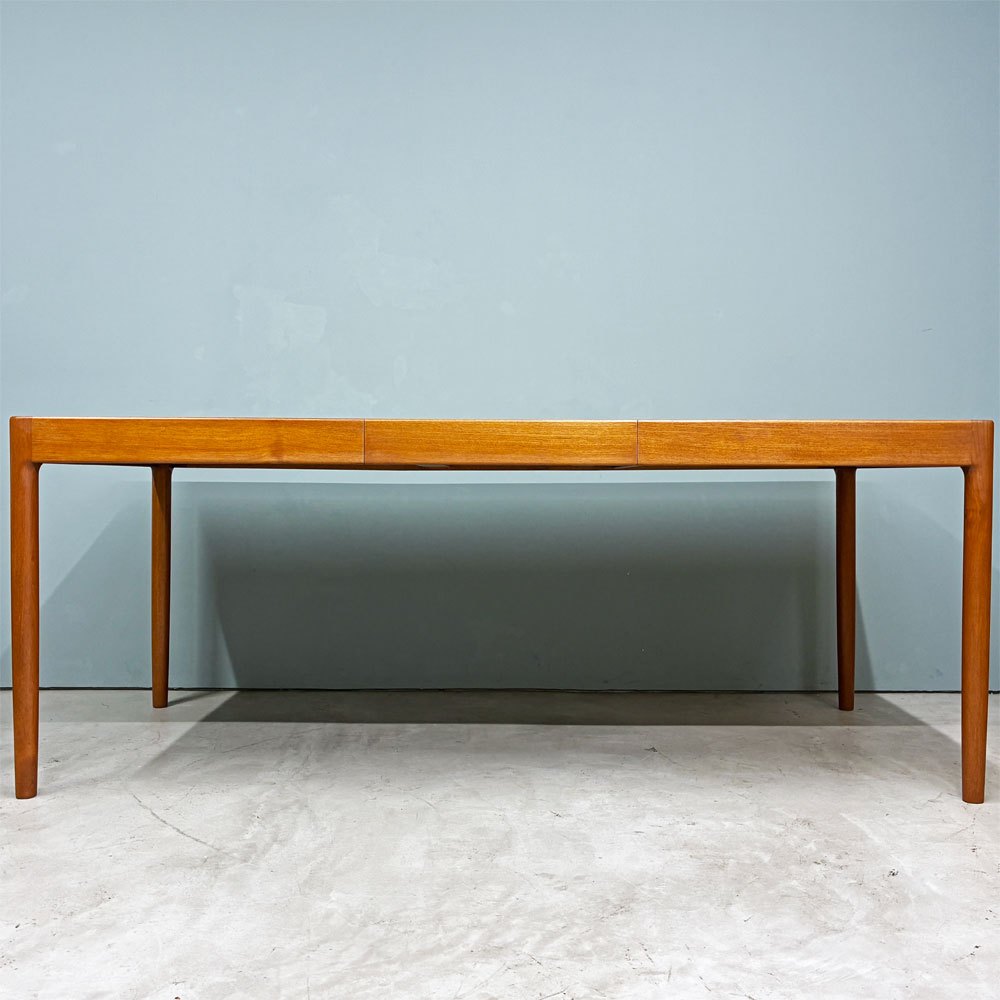 青林製作所 ティファニー Tiffany エクステンション ダイニングテーブル チーク材 伸長式 W130-180×D85cm 阿久津宏 ジャパンビンテージ ◎