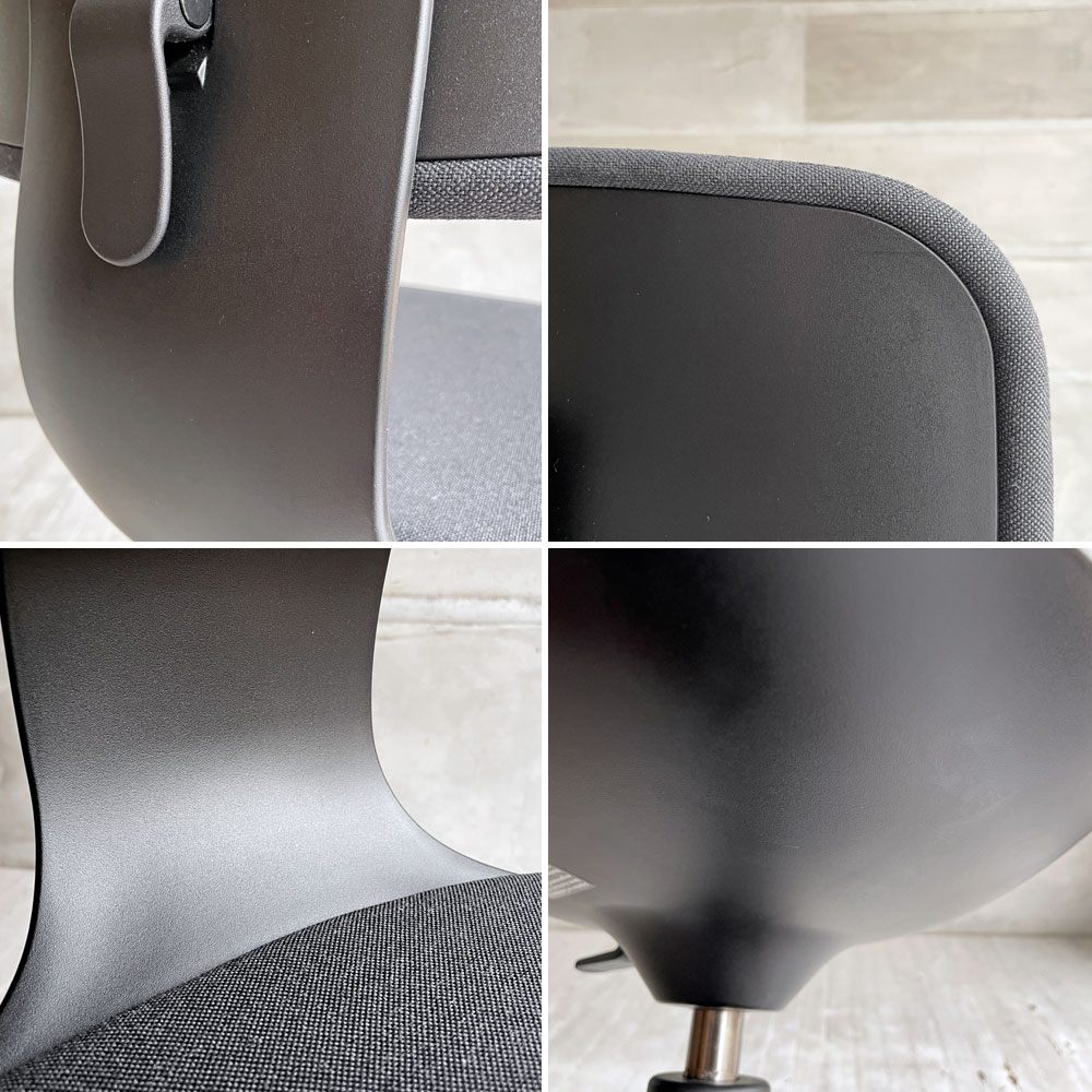 ヴィトラ vitra ルーキー Rookie デスクチェア キャスターチェア コンスタンチン・グルチッチ ダークグレー シンプルデザイン 定価￥78,100- ♪