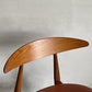 カールハンセン＆サン Carl Hansen & Son CH33P オーク材 レザーシート 本革 ダイニングチェア ハンス・J・ウェグナー 定価￥156,200- A ■