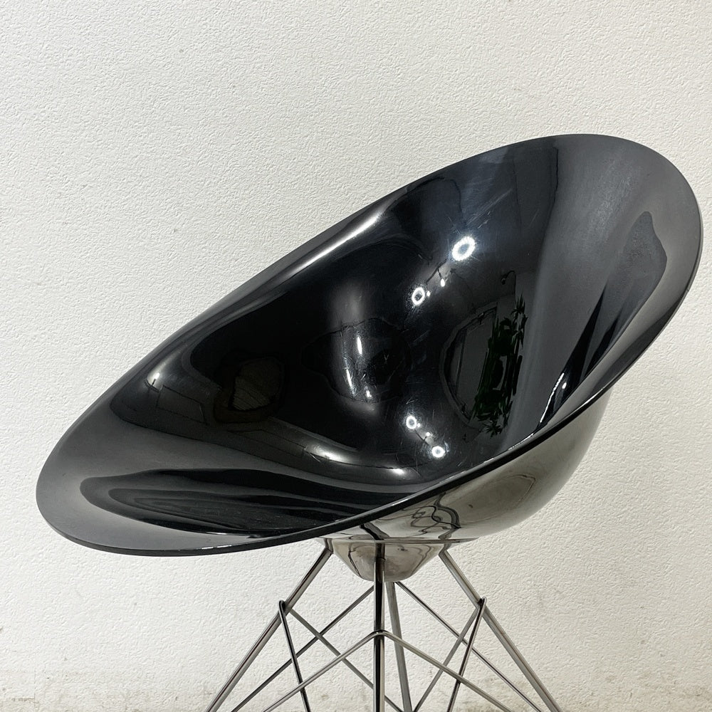 カルテル Kartell エロエス ERO S ダイニングチェア ブラック 4本脚 フィリップ・スタルク スペースエイジ イタリア 参考定価￥93,400- ●
