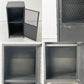 アナザーライフ Another Life アイアンサイドキャビネット IRON SIDE CABINET シェルフ 2段 1ドア ブラック インダストリアル 工業系 定価￥52,800- ●