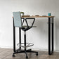 かなでもの KANADEMONO ザ・テーブル THE TABLE Black Steel High Rectangle スタンディングデスク W120cm ラバーウッド ナチュラル 定価￥59,500-◇