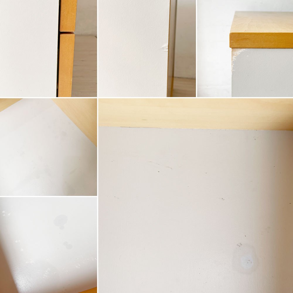 無印良品 MUJI ミドルチェスト Middle chest メープル材 アジャスター付 4段 ナチュラルスタイル 廃盤 ★