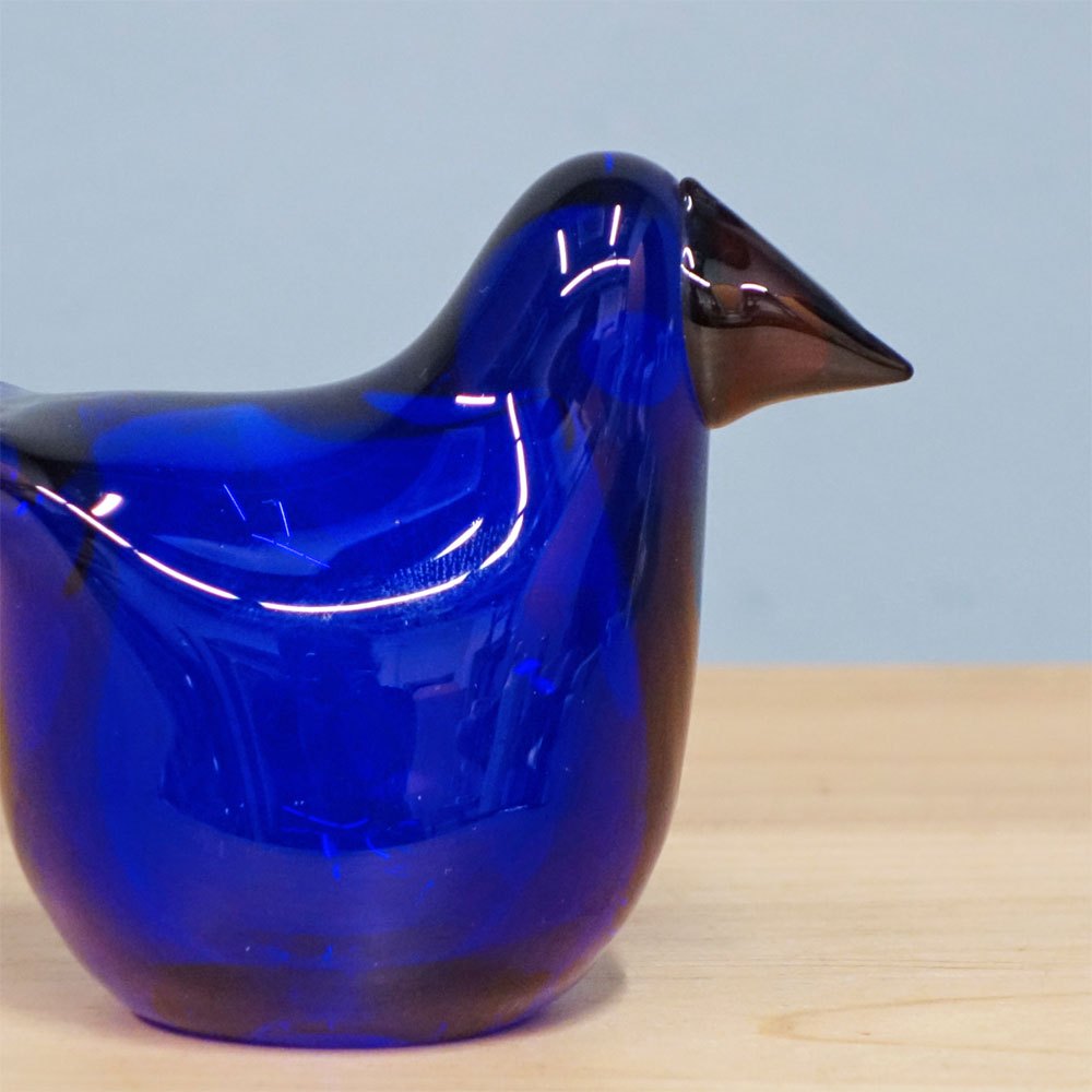 イッタラ iittala  バーズバイトイッカ Birds by Toikka シエッポ Sieppo コバルト × ブラウン 2015年 131/1000 イッタラバード オイバ・トイッカ SCOPE別注 ◎